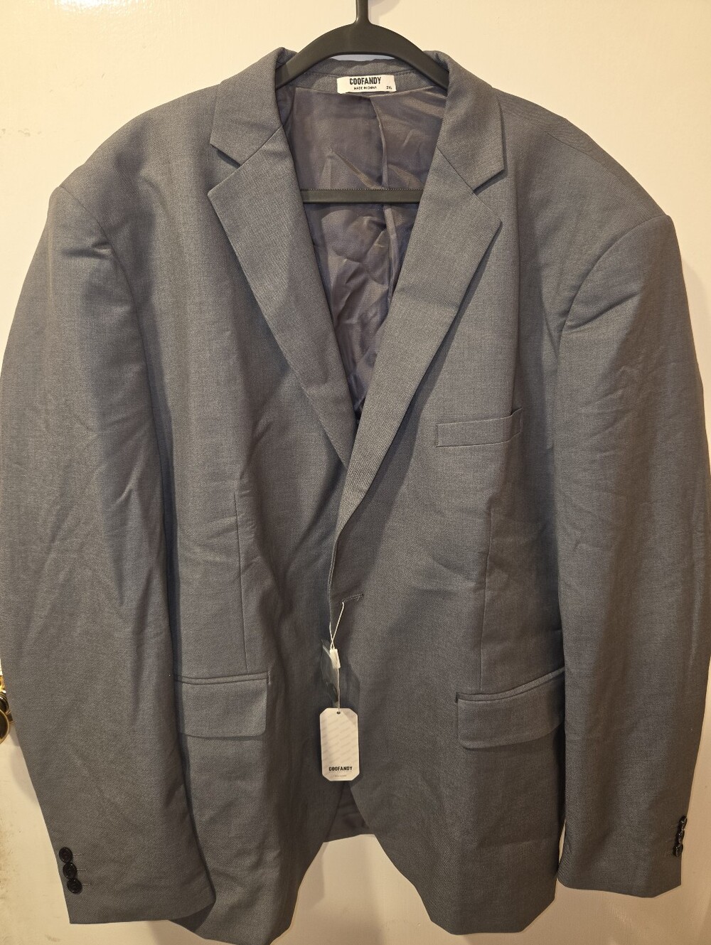 Mend grey sports coat 3xl